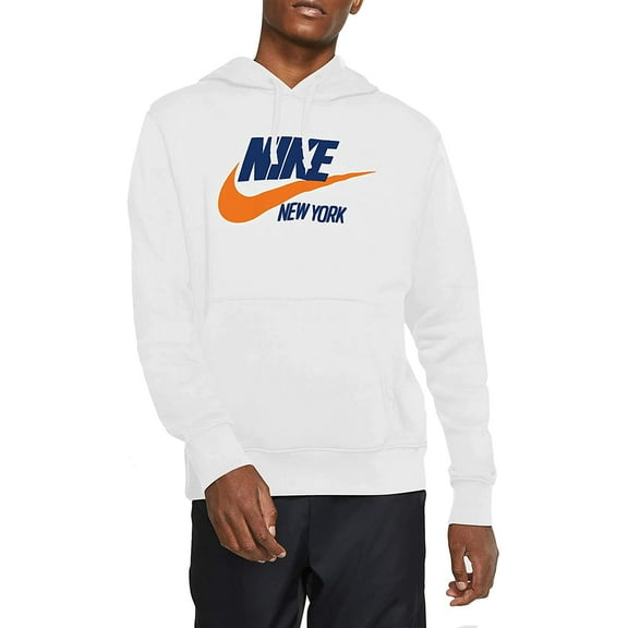 Nike Sportswear Mens Fleece Hoodie CQ7205-100 Size L White