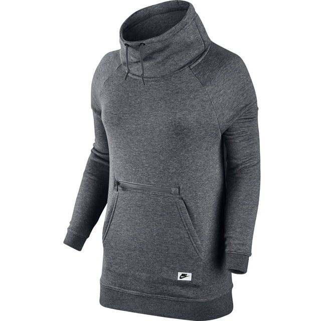 Nike Sportswear Modern Funnel Neck Women's Sweatshirt Grey/Black 803599-091