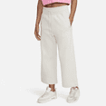 thumbnail image 1 of Nike Sportswear Phoenix Fleece Women's High-Waisted Cropped Sweatpants Color: Light Orewood Brown/Sail Size: 2XL, 1 of 1