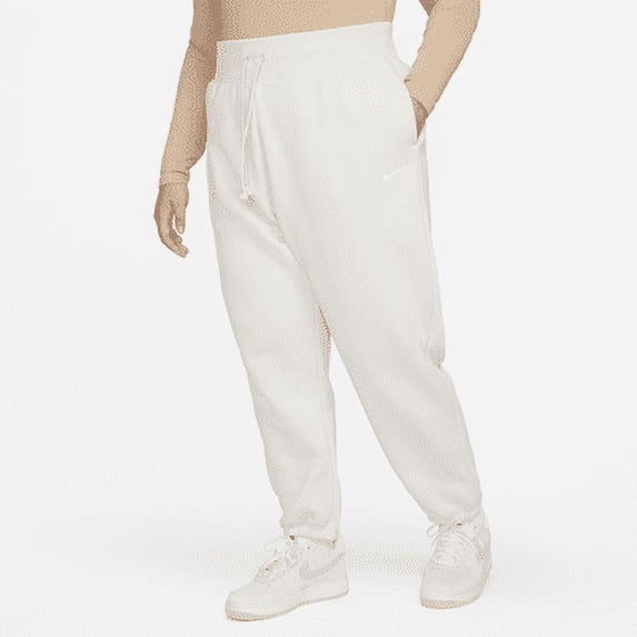 Nike Sportswear Phoenix Fleece Women's High-Waisted Oversized Sweatpants (Plus Size) Color: Light Orewood Brown/Sail Size: 3X