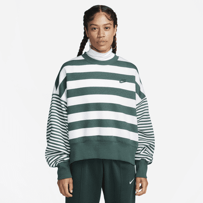 売れ筋商品|||ファナティクス カットソー トップス レディース Nike Women's White Oregon Ducks Colorblock Fleece Oversized Copped Pullover Sweatshirt White Women's Sweatshirts