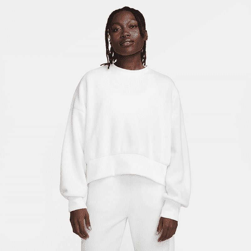 nike oversize crop crew sweatshirt