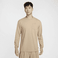 thumbnail image 1 of Nike Sportswear Premium Essentials Men's Long-Sleeve Pocket T-Shirt Color: Khaki Size: S Tall, 1 of 1