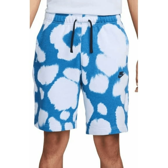 Nike Sportswear Sport Essentials+ French Terry Shorts in Light Marine/Black, Size Large