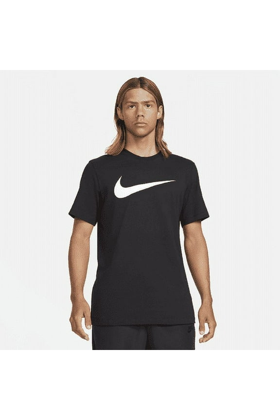 Nike Sportswear Swoosh Men's T-Shirt Color: Black/White Size: S