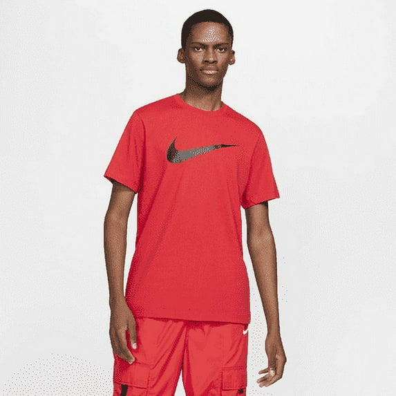 Nike Sportswear Swoosh Men's T-Shirt Color: University Red/Black Size: 2XL