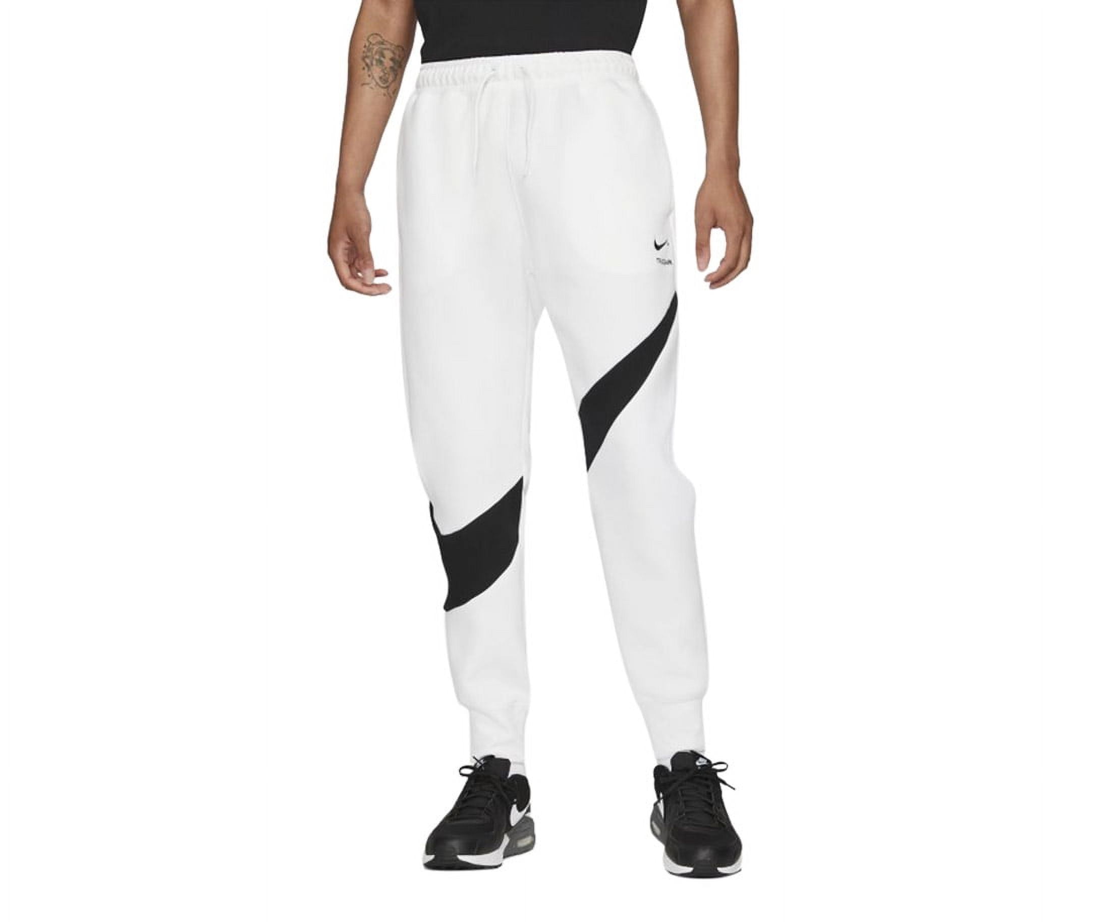 Nike Sportswear Swoosh Tech Fleece Jogger Mens Active Pants Size XL, Color:  White/White 