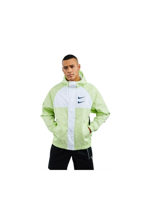 Sportswear Swoosh Woven Mens Jackets Size M, Color: White/Mint