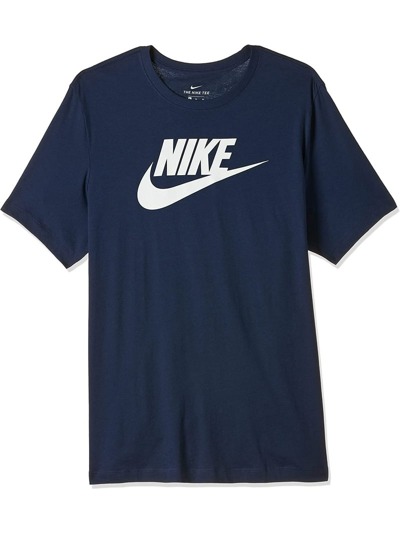 Nike Sportswear T-Shirt, Men's , Midnight Navy/White, M - Walmart.com