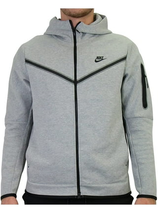 Nike Sportswear Women's Tech Fleece Windrunner Full Zip Hoodie Dark Grey  Heather/Black - US