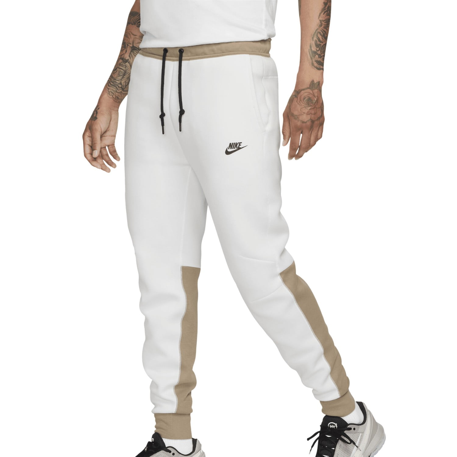 Nike Sportswear Tech Fleece Men's Joggers Color: Summit White/Khaki ...