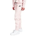 thumbnail image 1 of Nike Sportswear Tech Fleece Pants Pink Foam/Heather/Black  CZ2595-663 Grade-School Size S, 1 of 4