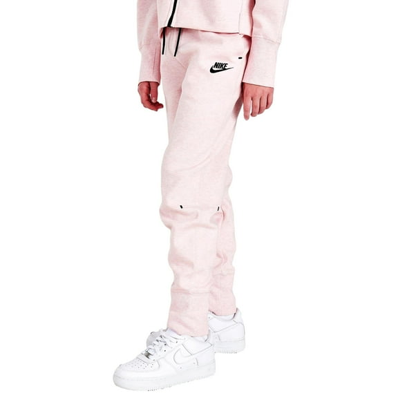 Nike Sportswear Tech Fleece Pants Pink Foam/Heather/Black  CZ2595-663 Grade-School Size XS