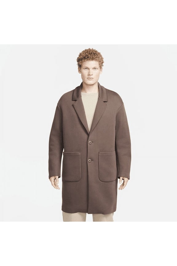 Sportswear Tech Fleece Reimagined Men's Loose Fit Trench Coat Color: Baroque Brown Size: L