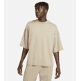 thumbnail image 1 of Nike Sportswear Tech Fleece Reimagined Men's Oversized Short-Sleeve Sweatshirt Color: Khaki Size: XL, 1 of 1