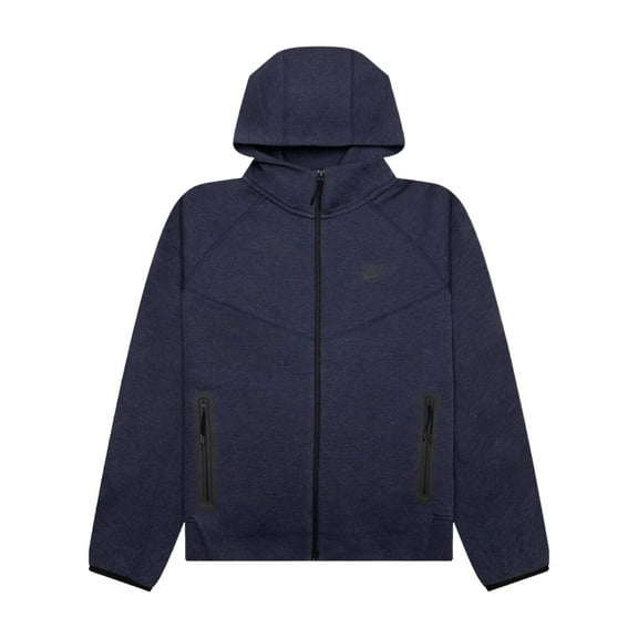Nike Sportswear Tech Fleece Windrunner Men's Full-Zip Hoodie Color: Obsidian Heather/Black Size: XS