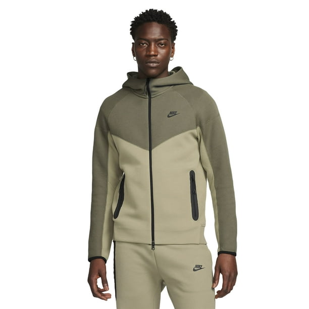 Men's Nike Sportswear Tech Fleece Olive/Mdm Olive Windrunner FZ