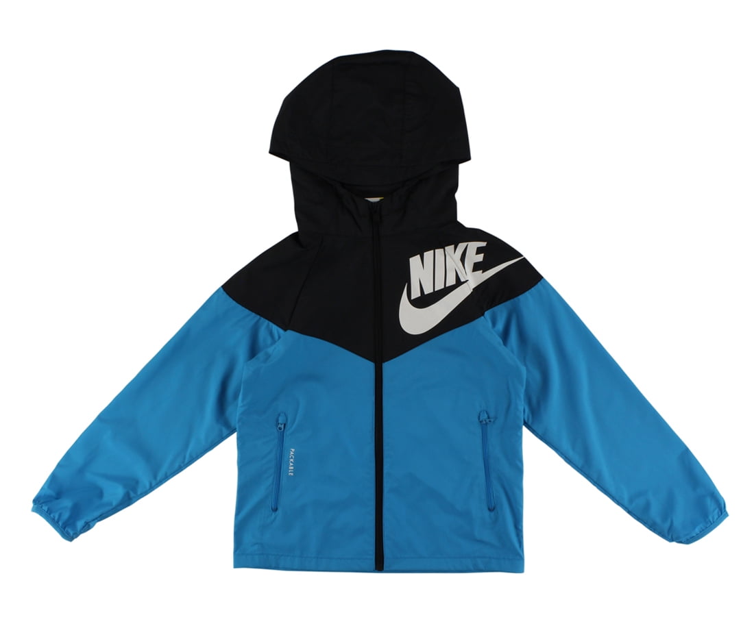 Nike Sportswear Windrunner Jacket Boys Jackets Size L, Color: Navy/Blue 