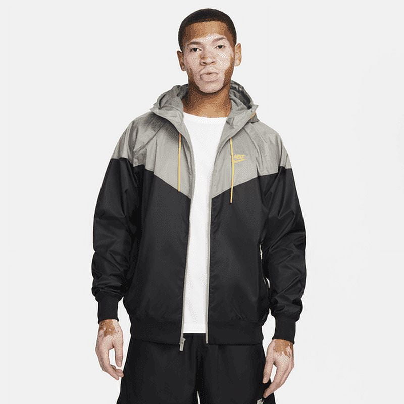 white and gold nike windrunner