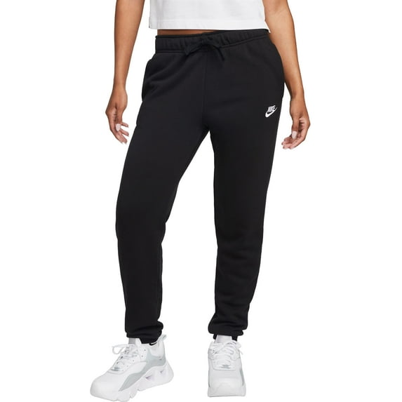 Women's Nike Sportswear Club Fleece Midrise Joggers Color: Black Size: X SMALL