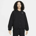 thumbnail image 1 of Nike Sportswear Women's Collared High-Pile Fleece Jacket Color: Black/Sail Size: L, 1 of 1