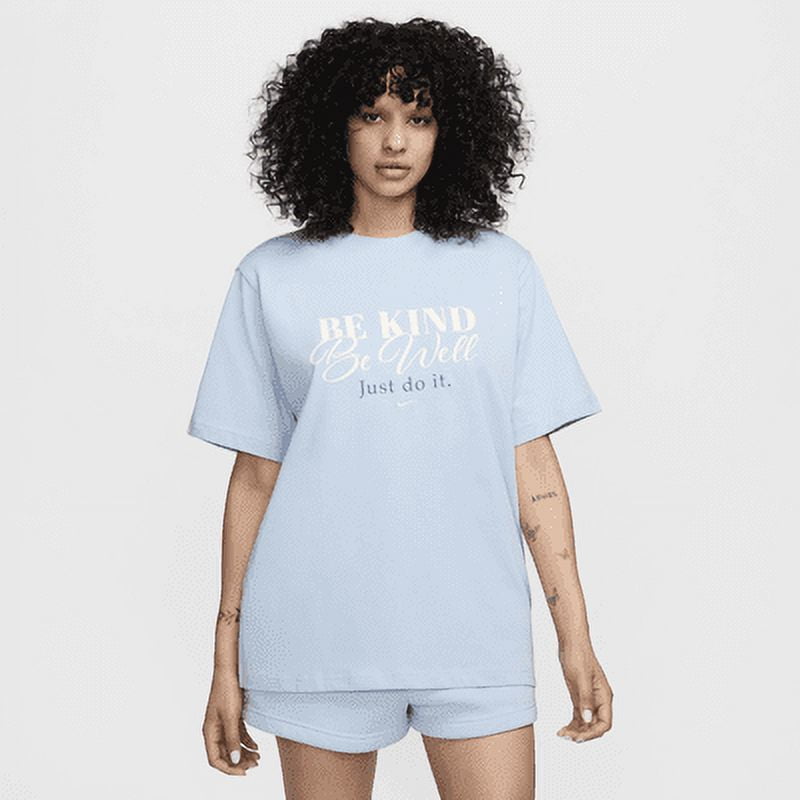 売れ筋商品|||ナイキ Tシャツ レディース トップス Basic T-shirt - armory blue Nike Sportswear Women's T-Shirt Color: Light Armory Blue
