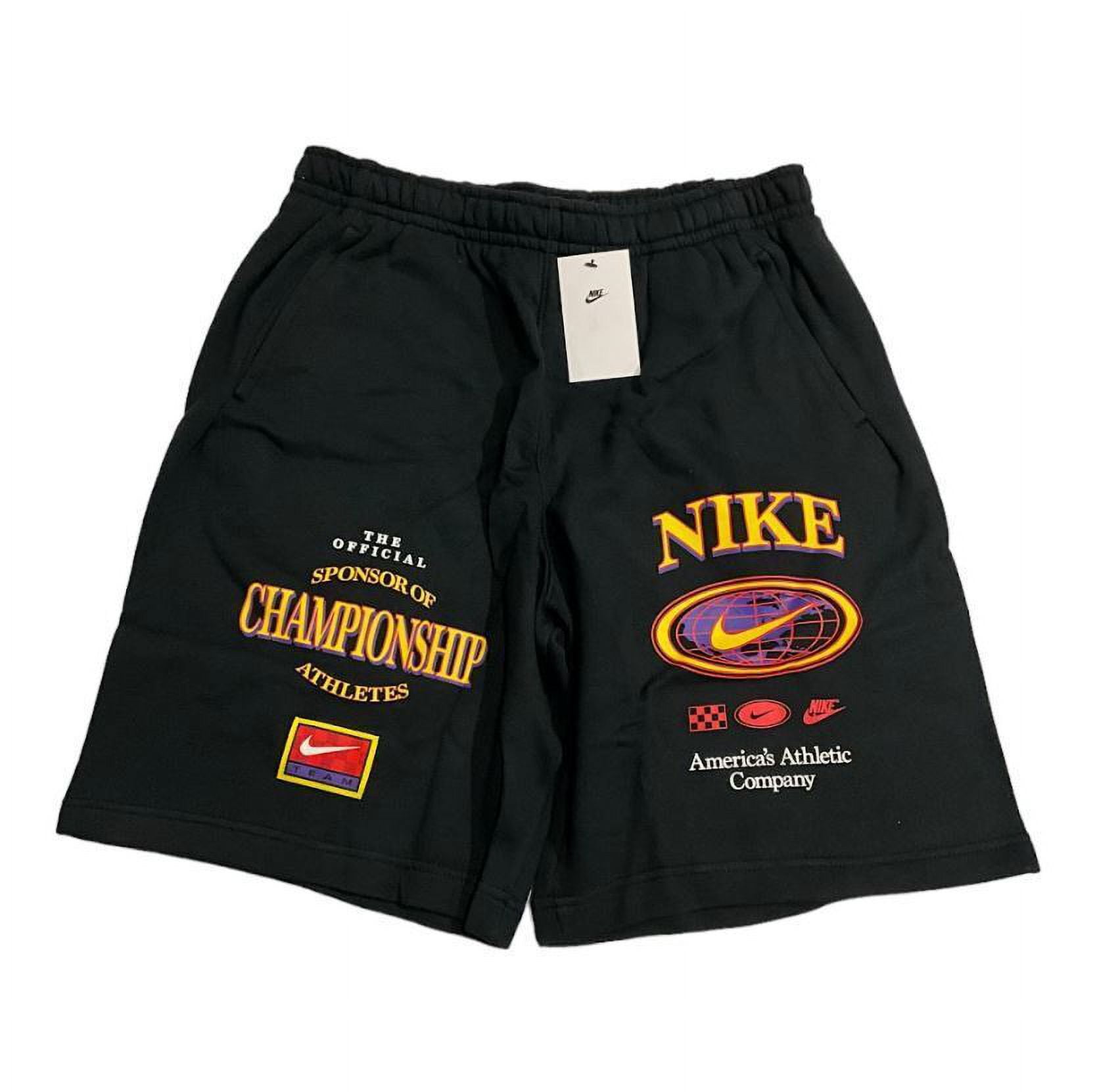 Nike Standard Fit Mens Sportswear Club Americana Shorts Black
