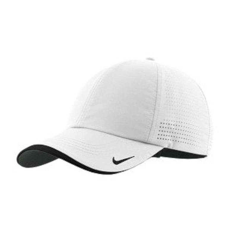 Nike Standard Dri FIT Golf Cap Maximum Breathability White Walmart