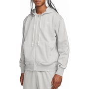 Nike Standard Issue Mens Dri-FIT Full-Zip Basketball Hoodie , Dark Grey Heather/Pale Ivory