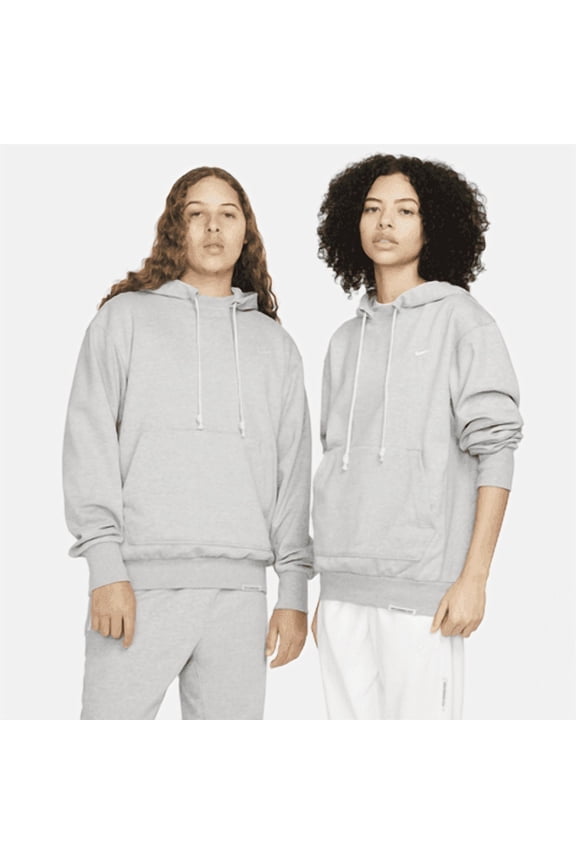 Standard Issue Men's Dri-FIT Pullover Basketball Hoodie Color: Dark Grey Heather/Pale Ivory Size: 2XL