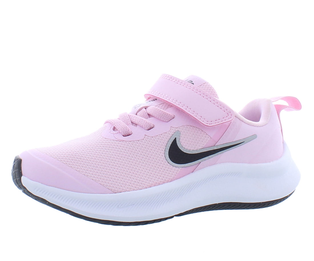 Nike Star Runner 3 Ac Girls Shoes Size 10.5 Color Pink Black White