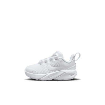 Nike Star Runner 4 Baby/Toddler Shoes Color: White/White/Pure Platinum/White Size: 9C