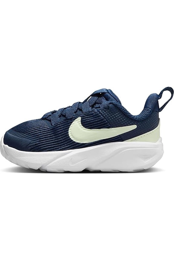 Star Runner 4 Baby/Toddler Shoes DX7616-409, Midnight Navy/Dusty Cactus/White/Volt Tint Size 5