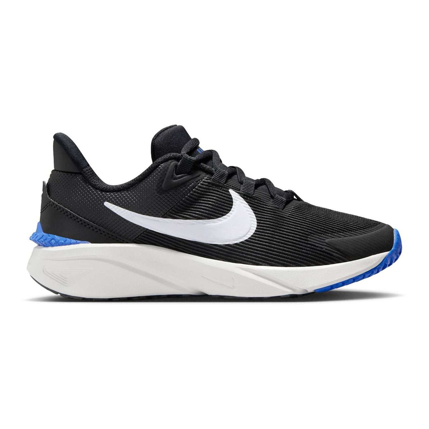 Nike Star Runner Big Kids' Road Running Shoes Color: Black White