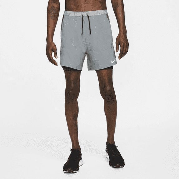 Nike Stride Men's Dri-FIT 5\ Color: Smoke Grey/Dark Smoke Grey/Black Size: 3XL Tall