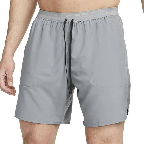 Nike Stride Men's Dri-FIT 7\ Color: Smoke Grey/Black Size: XL