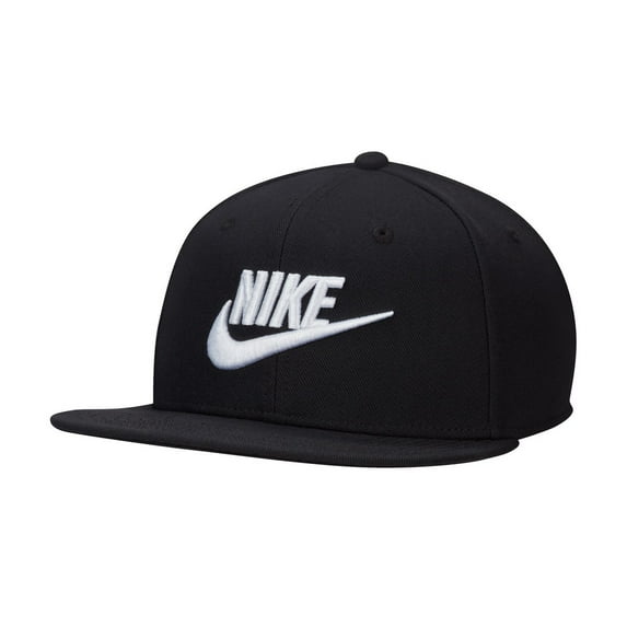 Nike Dri-Fit Pro Structured Futura Hat Unisex M/L Black Snapback Baseball UPS244