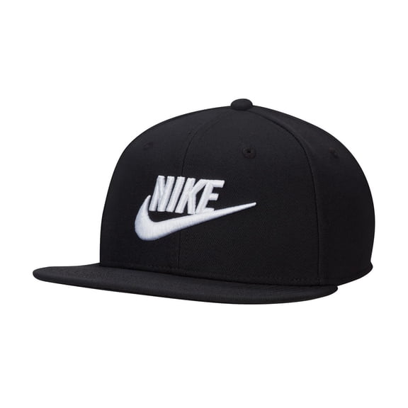 Nike Dri-Fit Pro Structured Futura Hat Unisex M/L Black Snapback Baseball UPS244