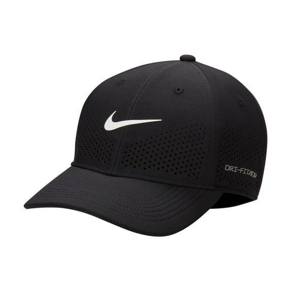 Nike Structured Swoosh Cap LG | XL Black | White