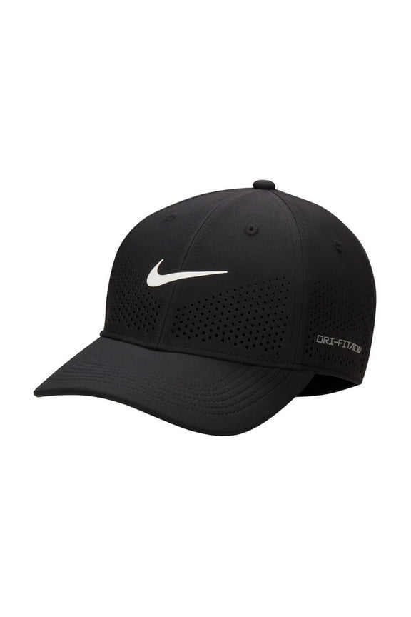Structured Swoosh Cap SM | MD Black | White