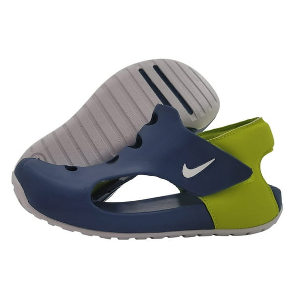 Nike Sunray Protect 3 Boys Sandals Size 12, Color: Game Blue/Green Volt