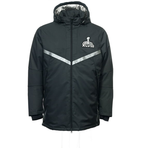 Nike Super Bowl XLVIII (48) - Seahawks vs. Broncos Jacket (Large, Anthracite)