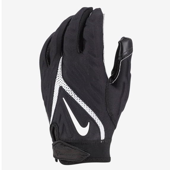 NIKE SUPERBAD 6.0 FOOTBALL GLOVES Black | White MD