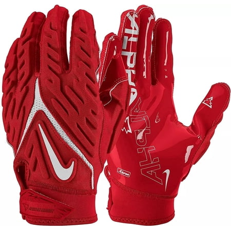 Nike Superbad 6.0 Football Gloves Red White Small
