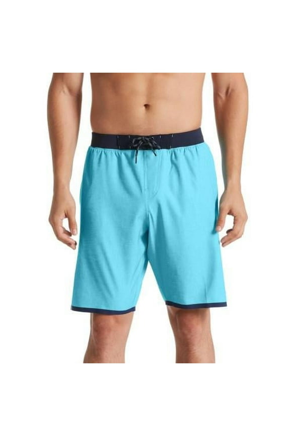 Swim Men's Linen Blade 9-inch Board Shorts Blue Gaze XLarge / Blue