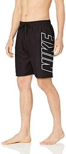 Nike Swim Men's Logo Breaker 9" Volley Short Swim Trunk Black