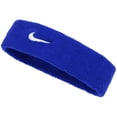 thumbnail image 1 of Nike Swoosh Headband One Size Royal Blue/White, 1 of 2