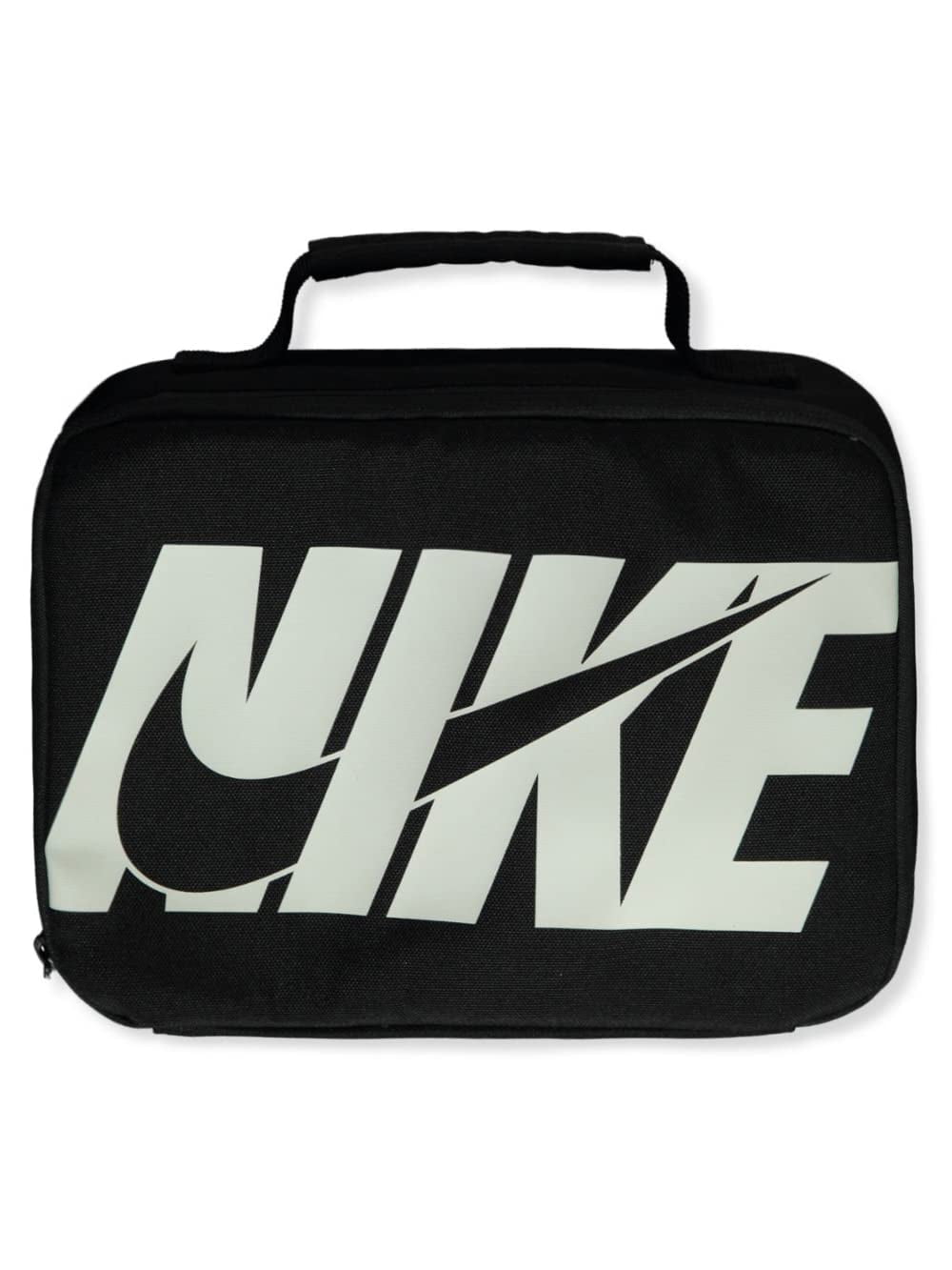 black and white nike lunch bag