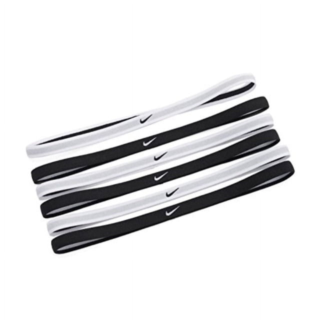 Nike Swoosh Sport Headbands 2.0 (Black/White/Grey) 