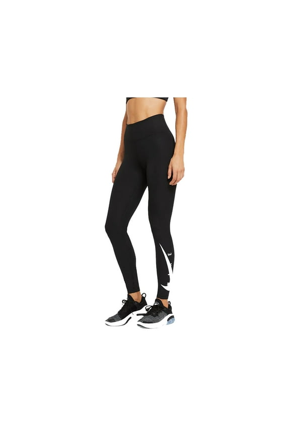 Swoosh Womens Active Pants Size XS, Color: Black